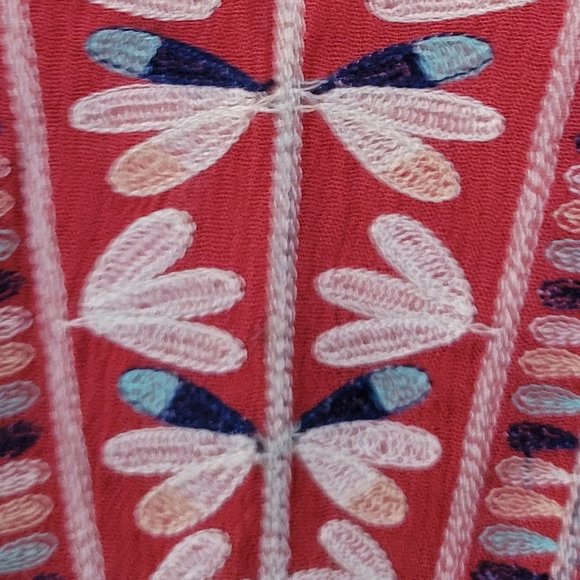 THML Coral Embroidered Beach Dress Size XS - Picture 7 of 10